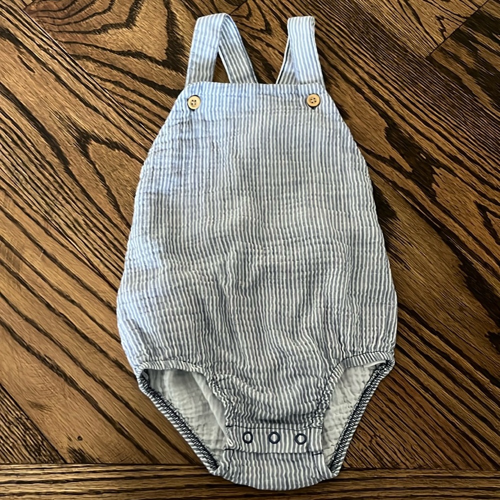 Seersucker Romper - Little Planet by Carters - 18 mo